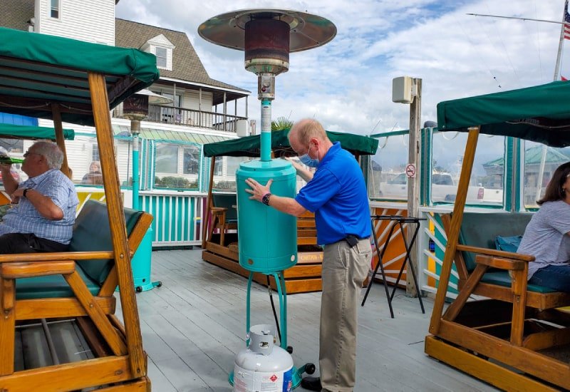 Ruston-Patio-Heater-Installation